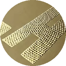 Gold foil finish