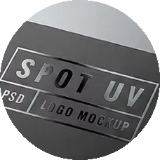 Spot UV finish